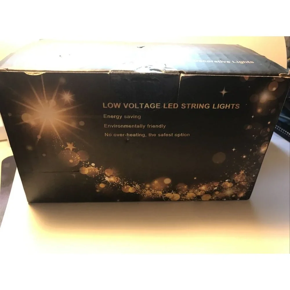 OLLNY String Lights Color Changing 200 LED Lights Plug in Connectable Fairy
